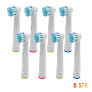 8 Ersatz-Bürstenköpfe für elektrische Zahnbürste kompatibel mit Oral-B - Picture 1 of 5