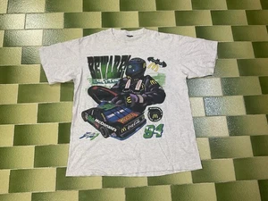 Vintage 1995 Nascar Bill Elliott Batman Forever McDonalds Racing T-Shirt XL - Picture 1 of 8