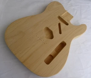 Tele Vintage Style Guitar Body 2 pcs Centre Joined Alder Unfinish 2.24kg - Picture 1 of 14