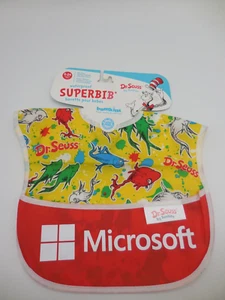 Bumkins Dr. Seuss Waterproof Bib Superbib Microsoft 6-24 Monate NEU - Bild 1 von 4