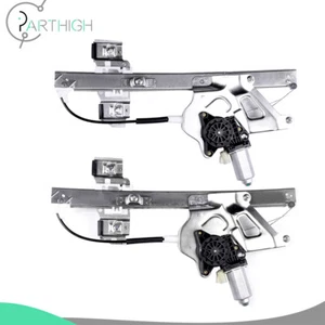 Par de reguladores de ventana eléctrica delantera y conjunto de motor para Buick LeSabre 2000-2005 - Imagen 1 de 13