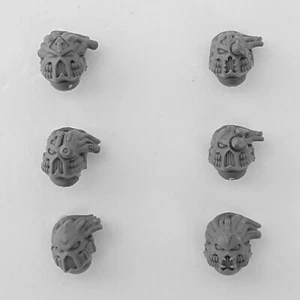 Chaos Space Marine Havocs Köpfe (6er Set) Warhammer 40K - Bild 1 von 1