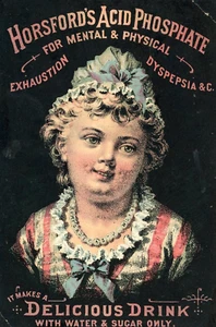 Horsford's Acid Phosphate Victorian Trade Card - Picture 1 of 2
