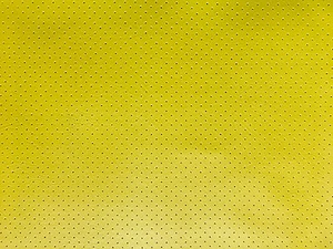 Vinyl Faux Leather Perforated Yellow commercial upholstery fabric 54" ROLLED - Picture 1 of 1
