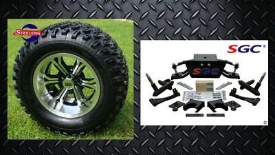 Club Car DS Golf Cart 6" A-Arm Lift Kit + 12" Wheels and 23" Tires 1982-2003 Foto 1 de 4