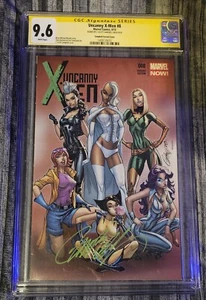 Uncanny X-Men #8 J. Scott Campbell SDCC Variant CGC SS 9.6 HTF NEON GREEN SIG - Picture 1 of 7