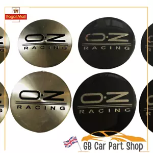 4PCS OZ RACING WHEEL CAP STICKER EMBLEM BADGE WITH LOGO - Picture 1 of 4