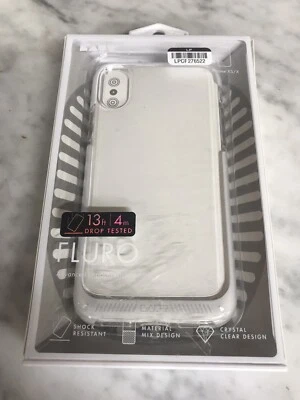 LAUT For iPhone X XS Case Fluro Pastels White Clear - Image 1 of 2