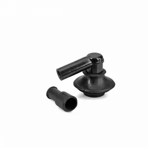 TNT Zündkerzenstecker 90 Grad schwarz Gummidichtung für Piaggio Peugeot 50 - Bild 1 von 1