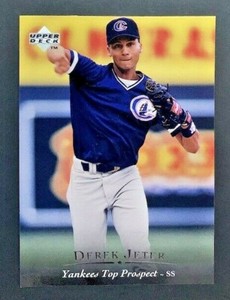 1995 Upper Deck Baseball - Derek Jeter #1 New York Yankees - Minor League