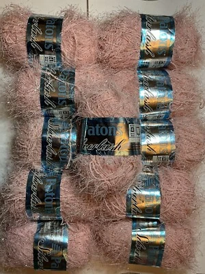 Lote de 11 Patones Silverlash Hilo Cuarzo Rosa 1.75 OZ 166 Yardas Cada Uno Rosa 81415 Foto 1 de 4