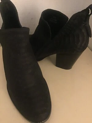 Jeffrey Campbell women black suede Chelsea Rosee boots US 9.5 Euro 40.5 - Image 1 of 4