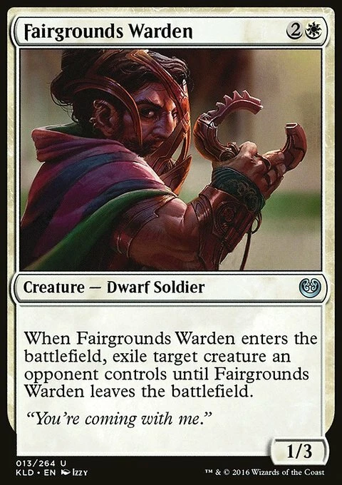 Magic The Gathering Magic The Gathering Fairgrounds Warden (13) Kaladesh LP Foto 1 de 1