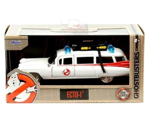 JADA HOLLYWOOD RIDES GHOSTBUSTERS ECTO 1 CADILLAC AMBULANCE 1/32 WHITE 99748 - Picture 1 of 1