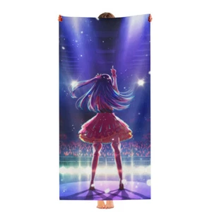 Oshi No Ko Beach Towel Quick Drying Microfiber Lightweight 30"x60" Birthday Gift - Picture 1 of 8