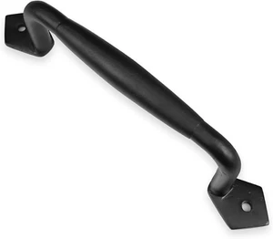 - 9'' round Door Pull Handle - Solid Cast Iron - Picture 1 of 12