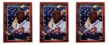 (3) 1992 Legends #14 Terry Pendleton Baseball Card Lot Atlanta Braves