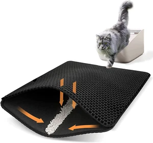 Ycozy Cat Litter Mat Large 60 X 43Cm Kitty Litter Trapping Mat for Litter Box - - Picture 1 of 7