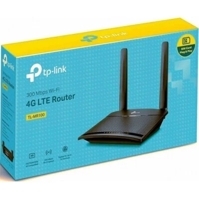 Router 4G LTE Modem con SIM Internet Mobile TP-Link MR100 Wifi RJ45 Ethernet - Immagine 1 di 4