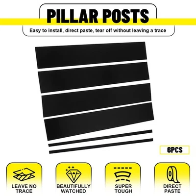 6X Fit 2015 2016 2017-19 2020 Chevrolet Tahoe GMC Yukon Truck Pillar Trim Post J - Image 1 of 4