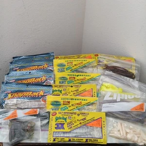 Terminator Strikeking SnapBack Super Plastics Lot Salt Water Lures Fishing - Picture 1 of 22