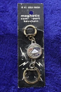NOS Magnetic Ford Crest Valet Key Chain Key Ring Accessory - Picture 1 of 7