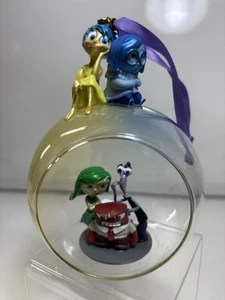 2015 Disney Store Sketchbook Ornament PIXAR Inside Out Clear Globe Rare Retired - Picture 1 of 9