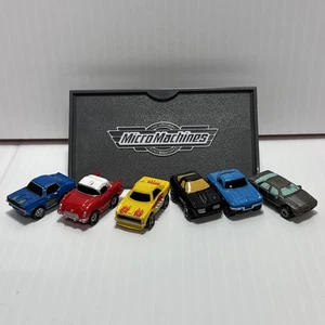 Micro Machines 1987 Galoob Lot of 6- Corvette-Charger-Cadillac-Barracuda Etc. - Picture 1 of 11