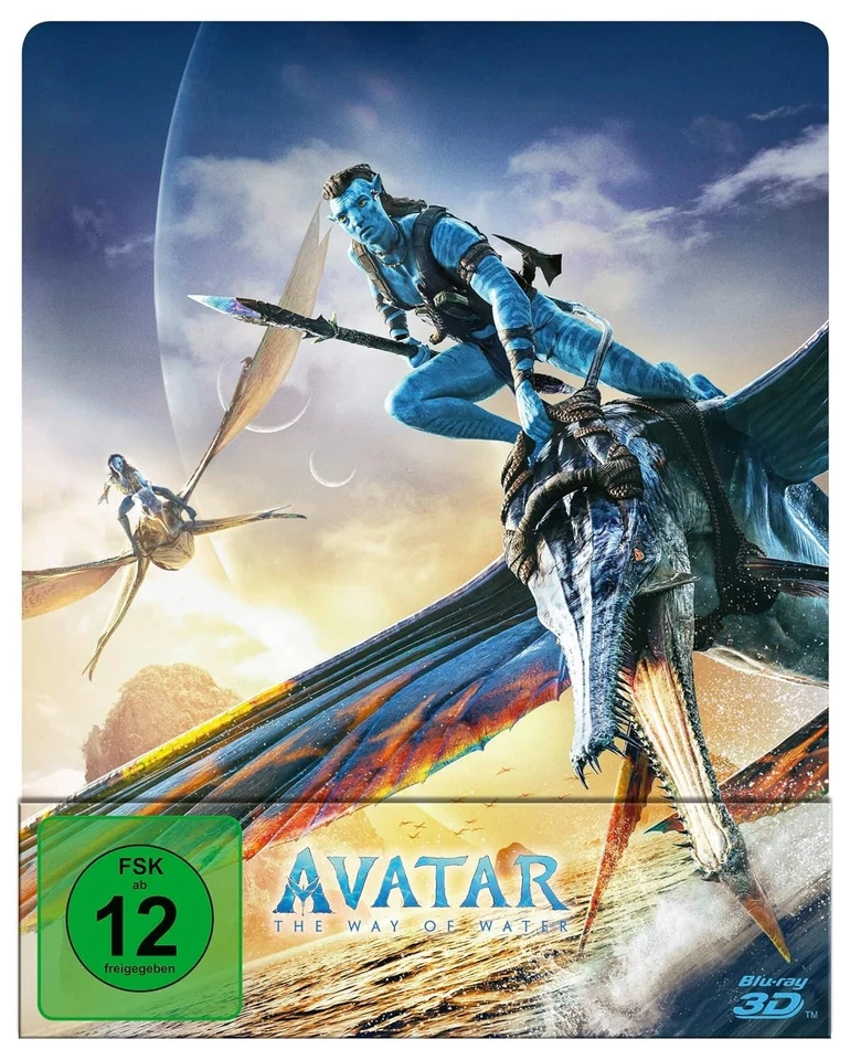 3 Disc  Set 4K UHD + Blu ray Steelbook  - Avatar, The Way of Water - Ton:Deutsch - Bild 1 von 2