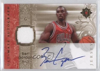 2006-07 Ultimate Collection Ultimate Auto Jersey /75 Ben Gordon #AU-BG Auto - Image 1 of 2