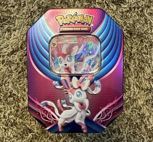 Pokemon Evolution Celebration Tin -Sylveon GX EMPTY Tin |Great Storage/code Card - Picture 1 of 3