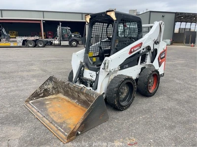 2023 Bobcat S590 Skid Steer Wheel Loader Bucket Aux Hydraulics Tractor bidadoo - Image 1 of 4