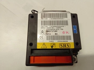 Centralina airbag CITROËN C6 TD 9662737280 2.7 Diesel 150kw 2007 27038642 - Immagine 1 di 4