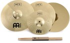 Meinl Cymbals HCS Three for Free Cymbal Set Free splash, sticks and 3 free