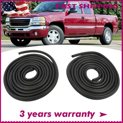 For 2000-2006 Silverado Sierra X-Cab Extended Cab Door Seal SET Weatherstrip - Image 1 of 4