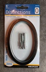 Hillman Distinctions 5" Floating or Flush House Number Black #844710 - Picture 1 of 2