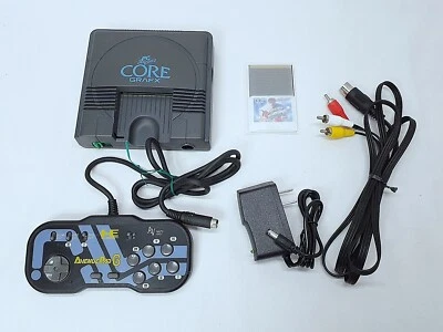 PC Engine CORE GRAFX console 6Button Controller Street Fighter II' NTSC-J Tested - Image 1 of 4