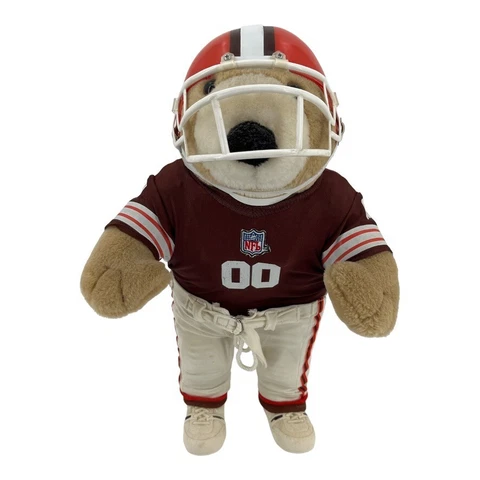 Cleveland Browns The Pro Bear Plush Meadowlanders 19" Collectible with Helmet Cover