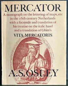 Gerardus Mercator monograph on the lettering of maps Vintage 1969 book - Bild 1 von 3