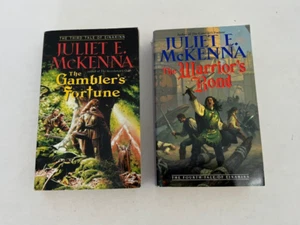 Juliet E. McKenna Lot of 2 Fantasy eos Books, Gambler's Fortune & Warrior's Bond - Imagen 1 de 10
