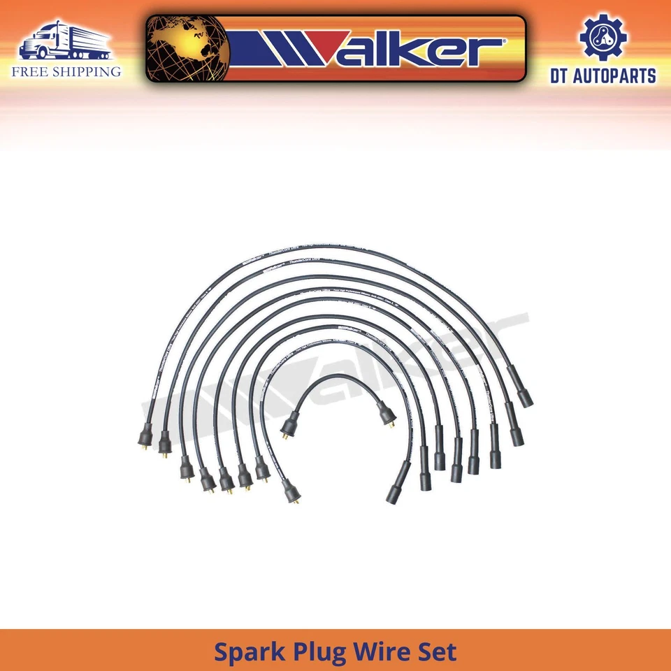 Juego de cables de bujía Walker 1966 1967 1968 1969 para Chevrolet Chevelle 1965-1973 Foto 1 de 1