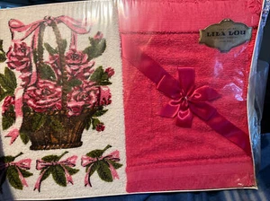 Vintage New Lila Lou Guest Towels color fast  - Picture 1 of 5