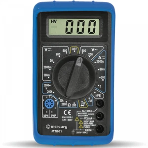 Compact Digital Multitester + Test Leads Battery & Shockproof Case Multi Tester - Picture 1 of 5