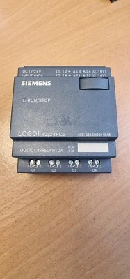 SIEMENS 6ED1 052-2MD00-0BA6 LOGIC MODULE LOGO 12/24RCo 6ED10522MD000BA6 - Image 1 of 4