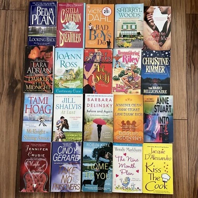 Lot of 20 Modern Day Contemporary Suspense Romance Book Best Seller Authors Mix Foto 1 de 4