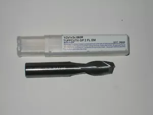 M.A. Ford End Mill 1/2"" 2FL carburo sólido .060CR Centercut 3"" OAL 12150005 - Imagen 1 de 4