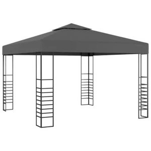 Outdoor Party Tent Steel Frame 2-Tier Canopy Garden Gazebo Pavilion Shade 3m - Picture 1 of 5