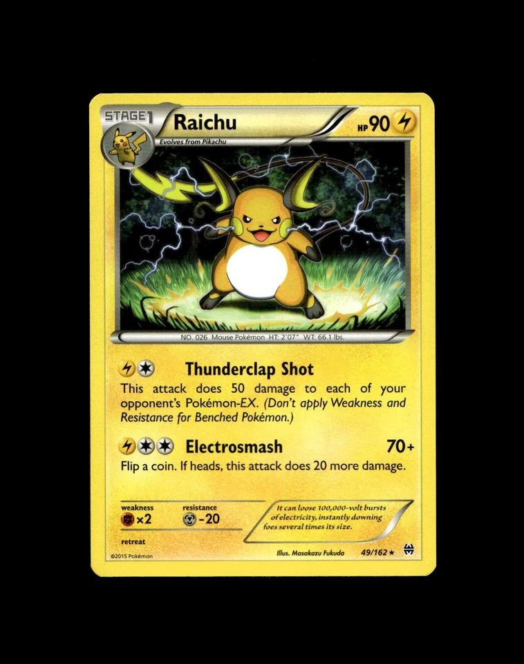 Pikachu Raichu Pichu Pokemon Card! Holo/Reverse Holo Rare EX VMAX Full Art Cards - Image 1 of 1