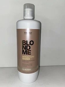 Schwarzkopf BlondeMe detoxifying system ALL BLONDES SHAMPOO liter - Picture 1 of 2