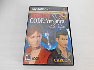 RESIDENT EVIL CODE: VERONICA X 5TH ANNIVERSARY PS2 PLAYSTATION 2 Missing Manual - Picture 1 of 4